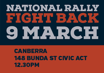 Stand up and Fight back against Turnbull’s attacks on working people