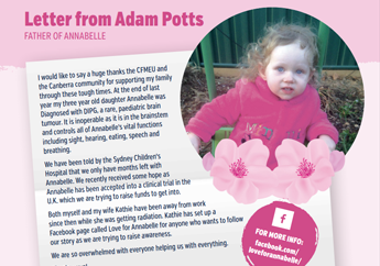 Letter from Adam Potts